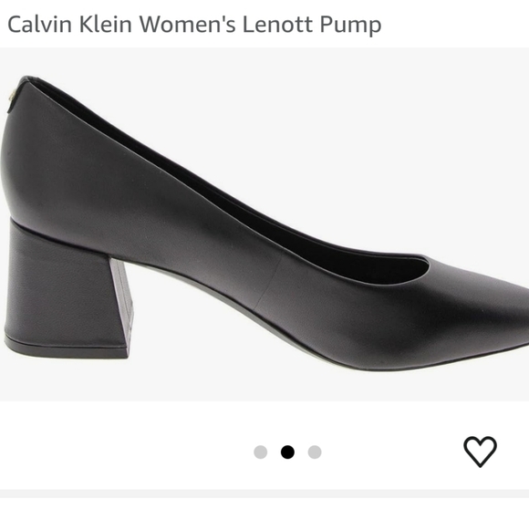 Elegant Black Women's Calvin Klein Suede Pumps - Picture 2 of 13
